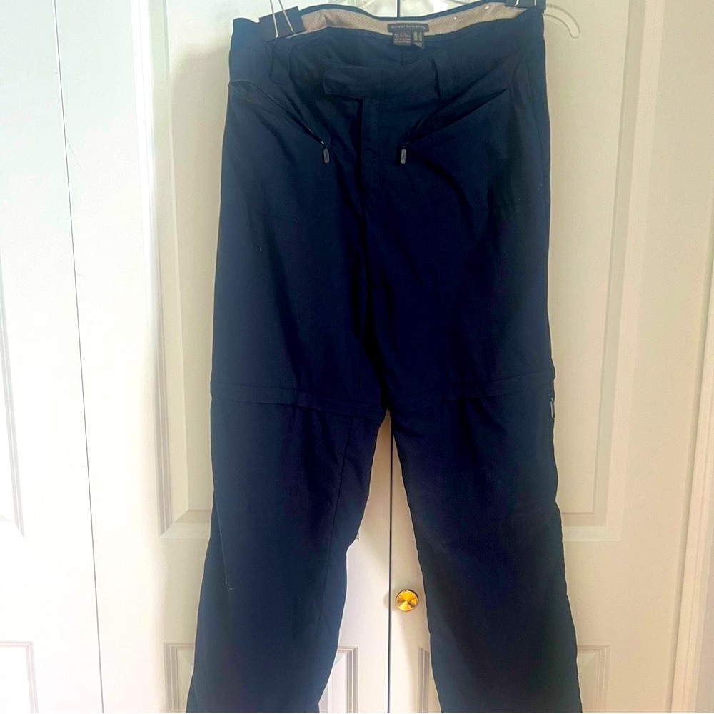 Royal Robbins Outdoors  Pants Convertible Zip & Go Sz 8 Black